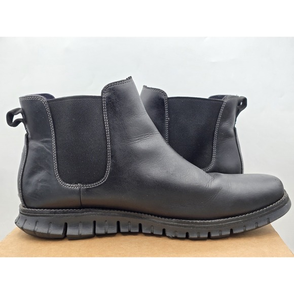 Cole Haan Mens ZeroGrand C30163 Black Waterproof Chelsea Boots Size 13 main image 8